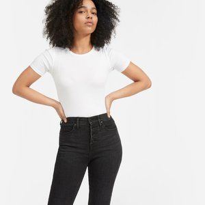 everlane high-rise button-fly jeans - ankle